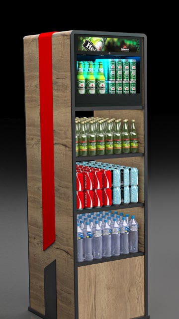 Modern Account - Free Standing Display 